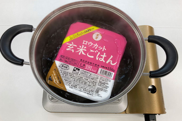 キャンプ サトウのごはん 温め方TikTok