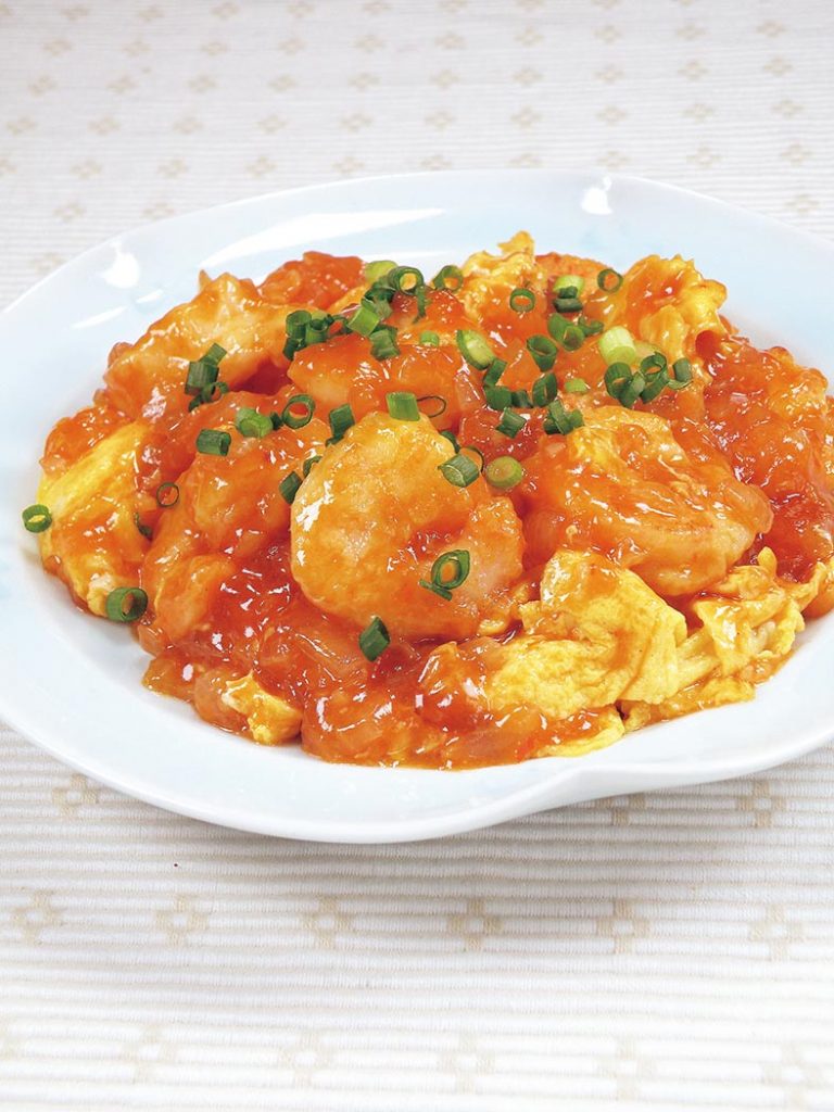 えびチリ卵