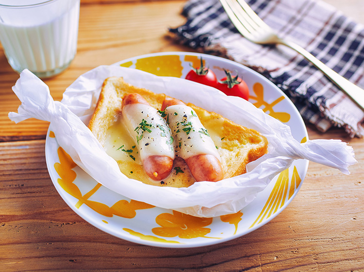 ポークウインナーとじゃがいものチーズ焼レシピ紹介伊藤ハム