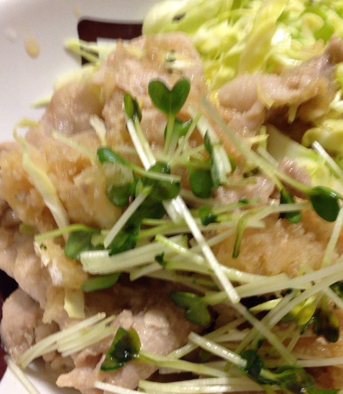 豚ロースのおろしポン酢ソテ