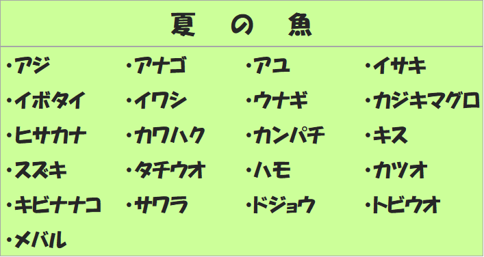 四季折々ひろしまの旬の推し魚瀬戸内さかな 〜ひろしまならではのひととき