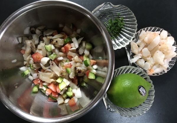 サッパリ！タコのセビーチェ風