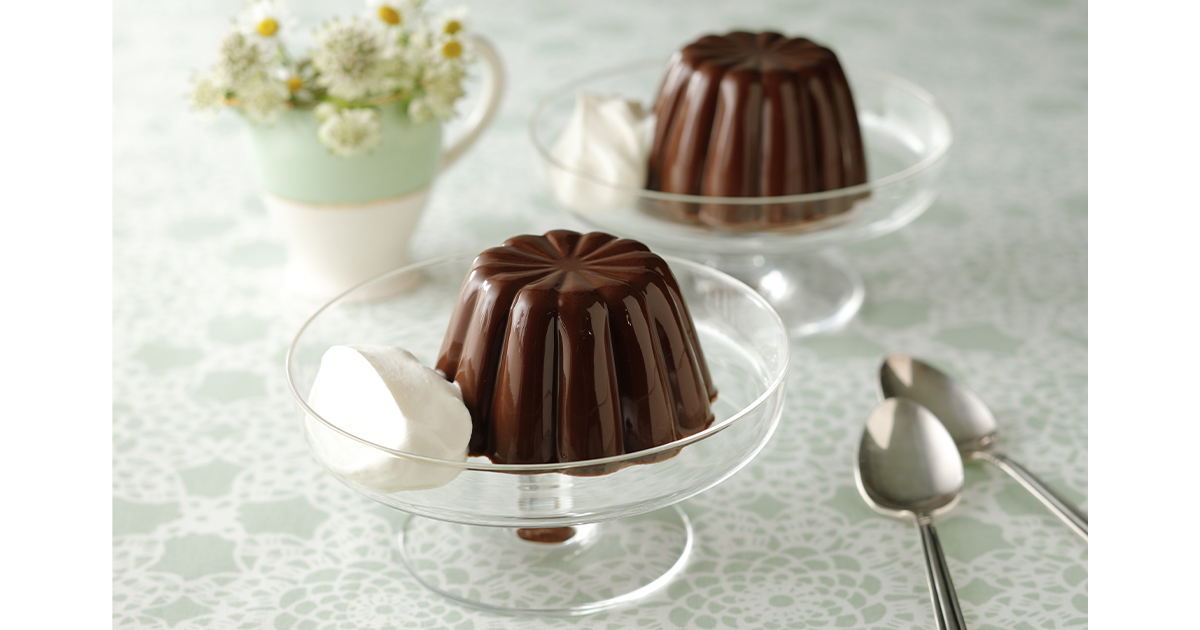 混ぜて冷やすだけ 濃厚チョコプリン