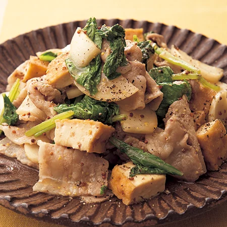 カリカリ豚のかぶおろし