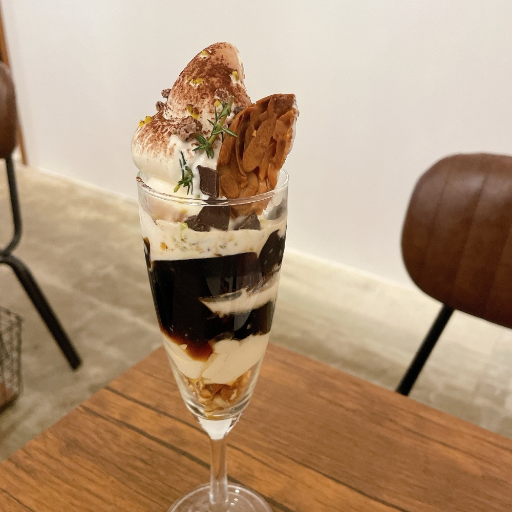 夏のおすすめ コーヒーゼリーパフェ 無印良品