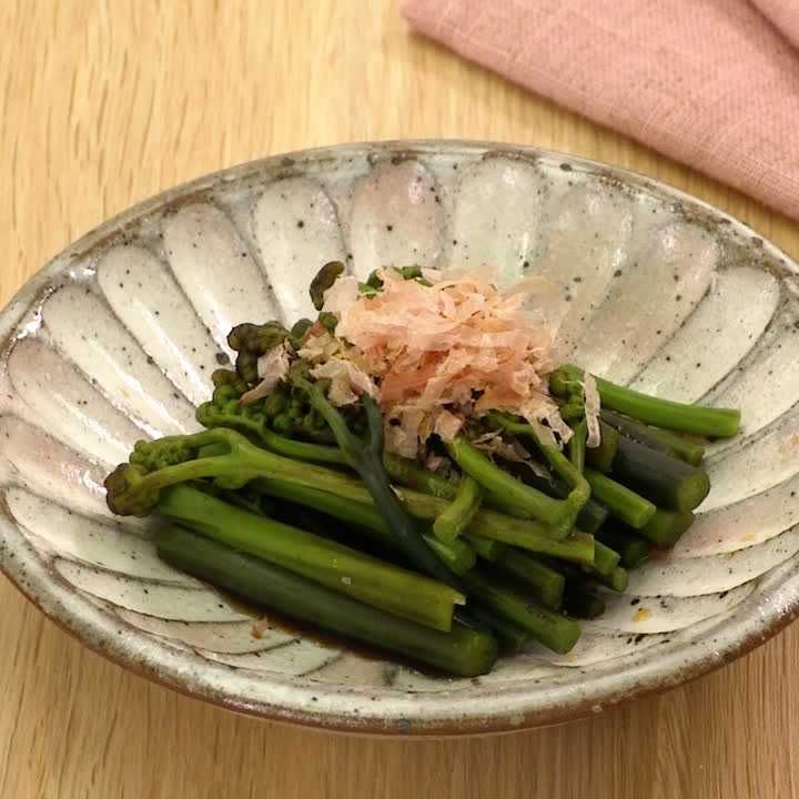 家庭の味！ わらびの煮物