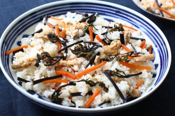 板前さん直伝♪わらびと油揚げ炒め