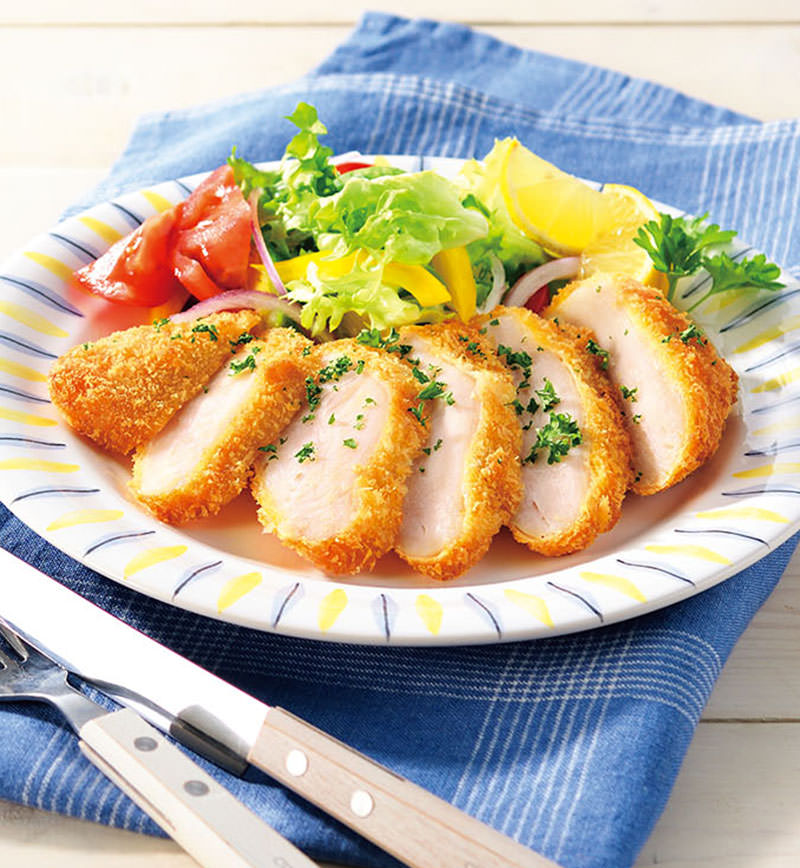 鶏ささみのしっとりサラダチキン！下味は鶏ガラスープの素とスパイス塩