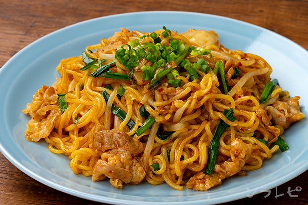 豚キムチ焼きそばあなたのレシピいただきます