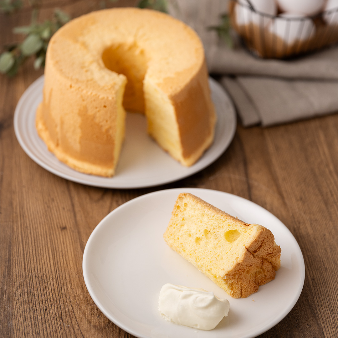 穴なし 生シフォンケーキ♪ : This is delicious