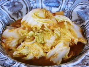 炒め白菜の甘酢漬け