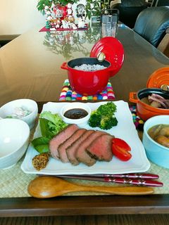 湯煎保温で！簡単ローストビーフ