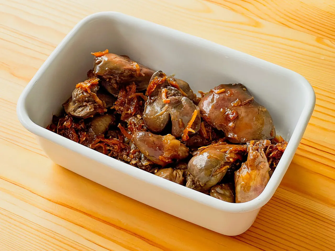 「鳥肝煮 鳥レバーの甘辛煮」