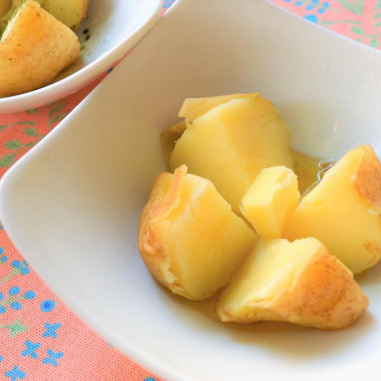 レンジで簡単！青のり風味のじゃがバタ