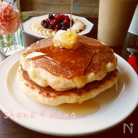 ふんわりホットケーキ