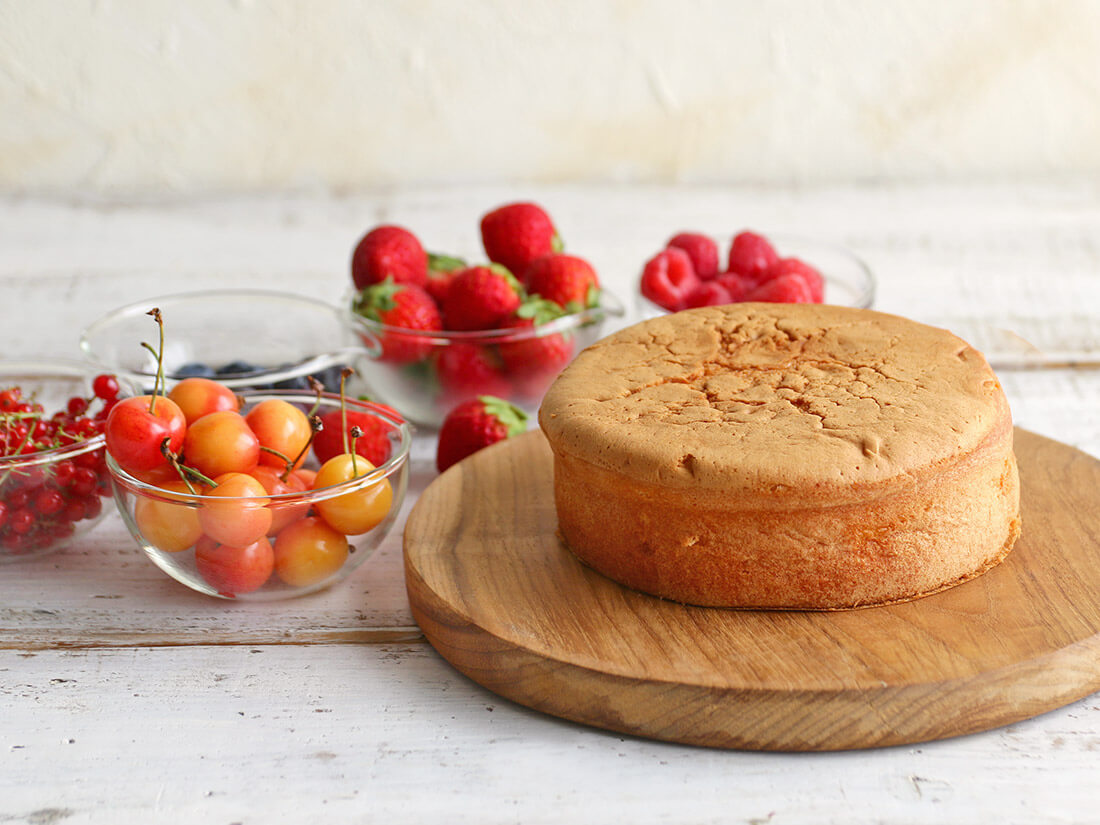 ジェノワーズ スポンジケーキ