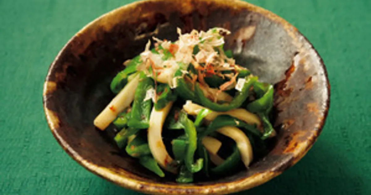 タマネギとピーマンのごま味噌マヨ野菜炒め！超簡単ランチレシピカゴメ株式会社