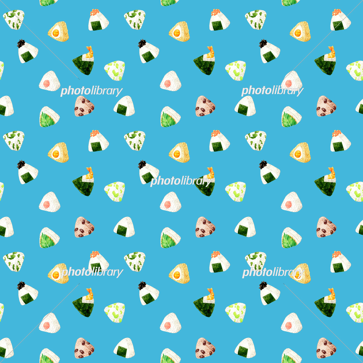 夏の食べ物_スイーツと麺ブルーイラスト - No: 22562786無料イラスト・フリー素材なら「イラストAC」