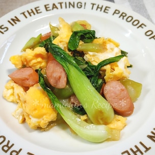 チンゲン菜のオイスターソース炒め