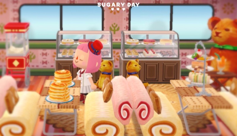 あつ森・ハピパラ エクレアの別荘～お菓子屋さんのレイアウト～ - マイミーボックス myme box