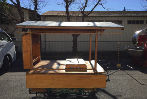 移動販売昭和レトロ屋台焼き鳥おでん リヤカー屋台 移動販売 リヤカー 店舗 飲食店 ディスプレイ