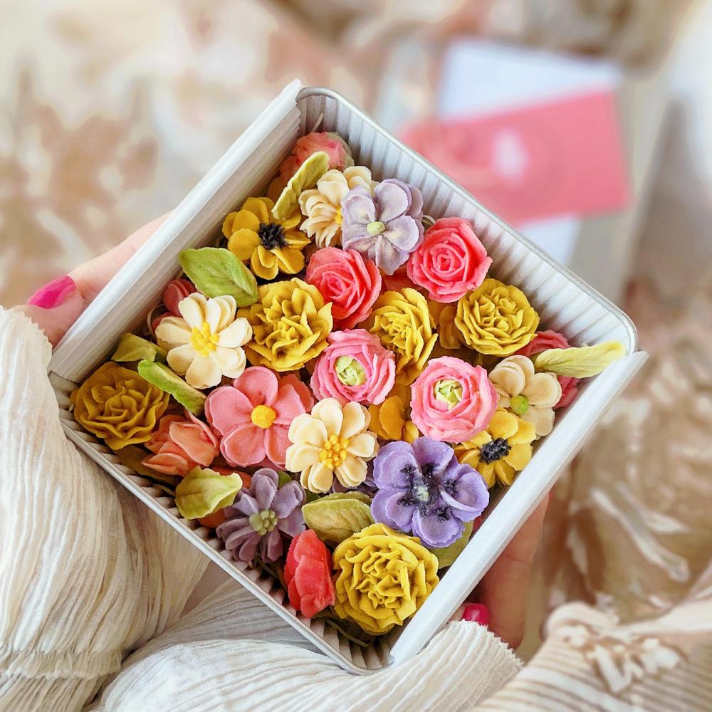 あんフラワークッキーレシピ改良実験いよいよゴールか！？京都フラワーケーキ教室 大人可愛いフラワーケーキ専門教室 anemoneアネモネ