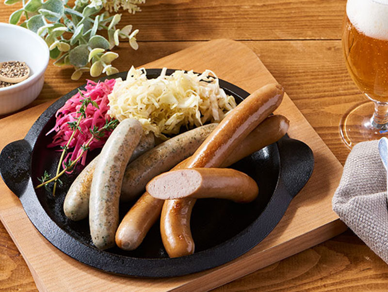 ソーセージとウインナー 盛り合わせ - No: 23585149写真素材なら「写真AC」無料 フリー ダウンロードOK