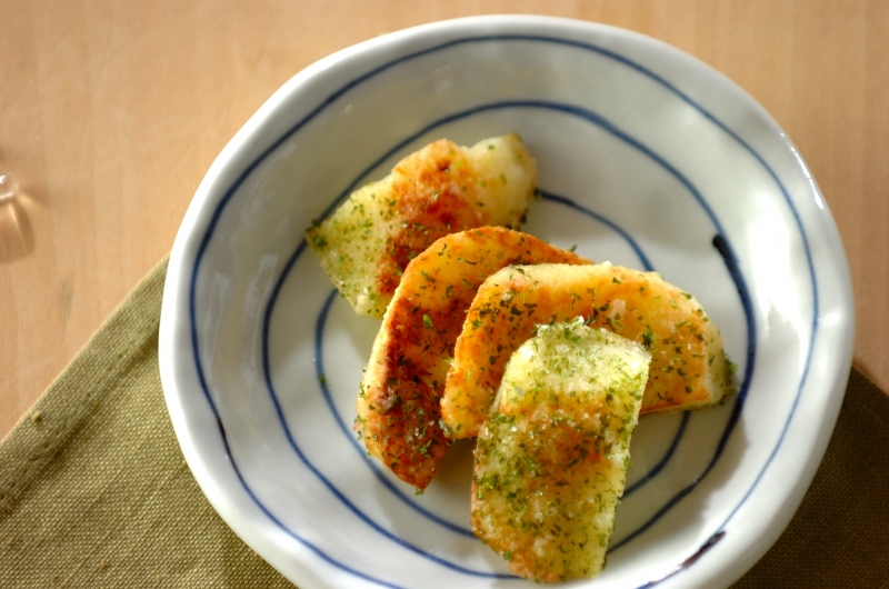もっちもち~まるでお餅!じゃが芋もちの磯辺焼き