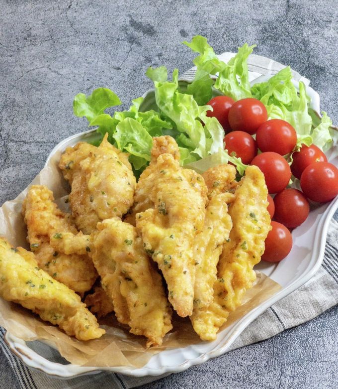 たらのフリッター タルタル添え