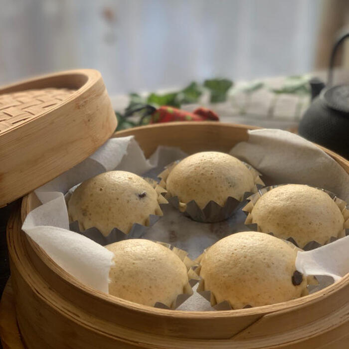 ホットケーキミックス 蒸しパン 砂糖なし バナナTikTok