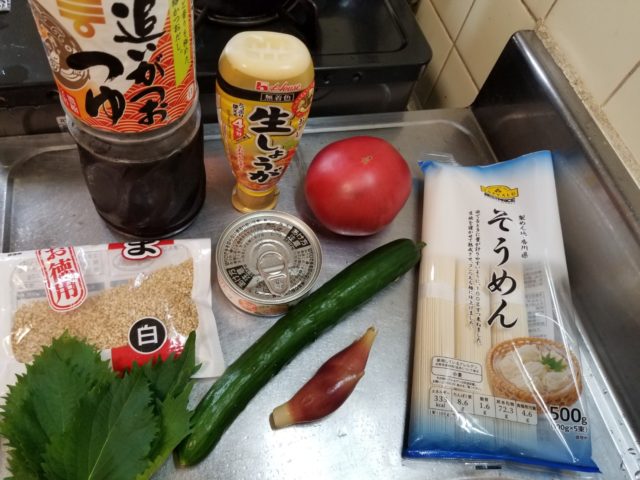 きのう何食べた？」再現レシピ＊佳代子さんのぶっかけそうめんつちだなごみ┃写実クロスステッチ作家
