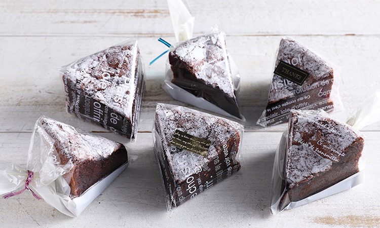 ミニガトーショコラのラッピングラッピング富澤商店