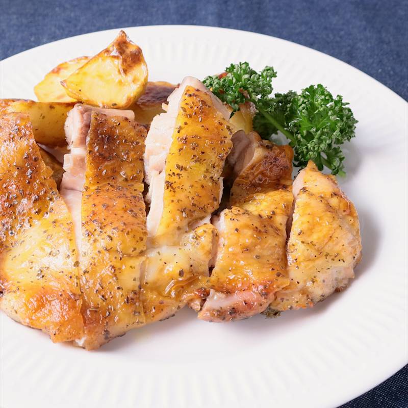 鶏手羽とじゃがいものオーブン焼き