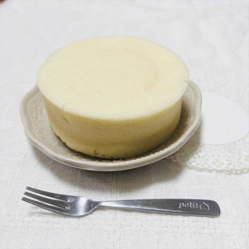 離乳食後期 レンジで米粉ミルク蒸しパン