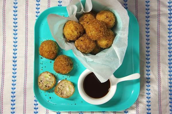 キュウリの漬物の肉団子 - ワインに合うレシピ 料理・おつまみ