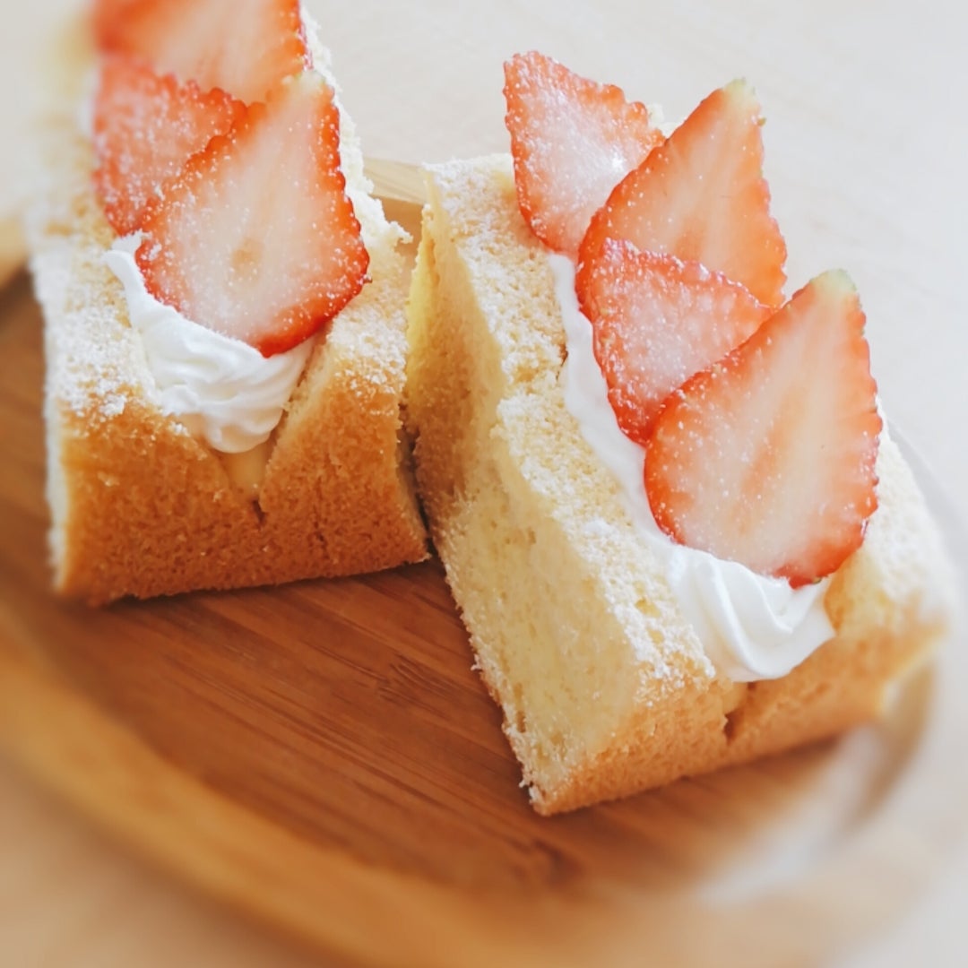 甘ーい香り、メープルシフォンケーキoeufoeuf ケーキ＆デザートパーツレシピ