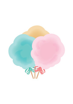 わたあめ 綿菓子 かわいいの写真素材 - PIXTA