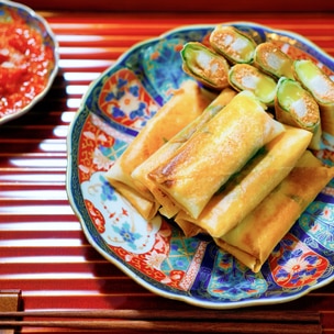 豚肉とねぎの梅チーズ春巻きねぎラボねぎ好きのためのレシピサイト！ユーフーズ株式会社