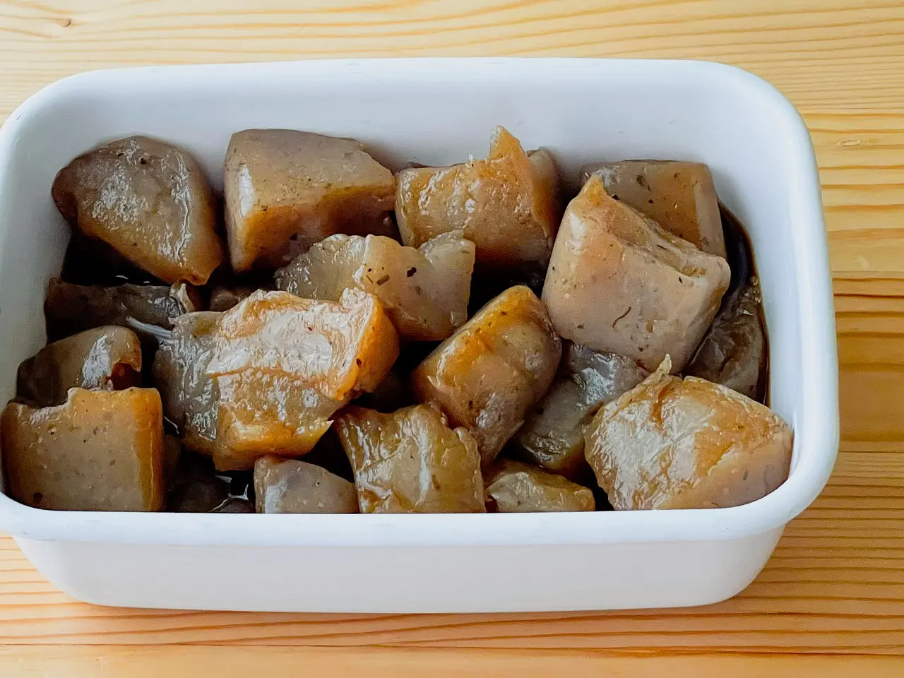 めんつゆでラクラク♪味しみ♪『大根とこんにゃくのおかか煮』