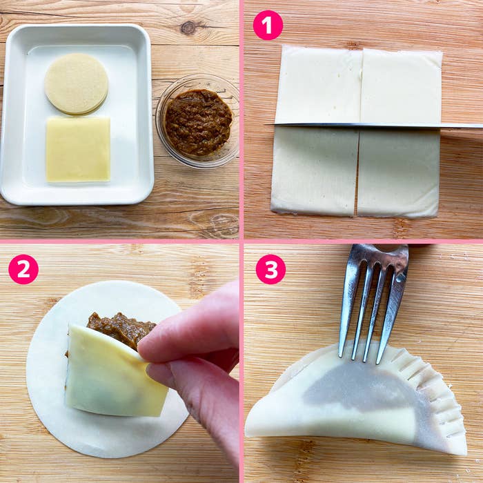 余った餃子の皮で！揚げずにパリパリチーズスナック♪