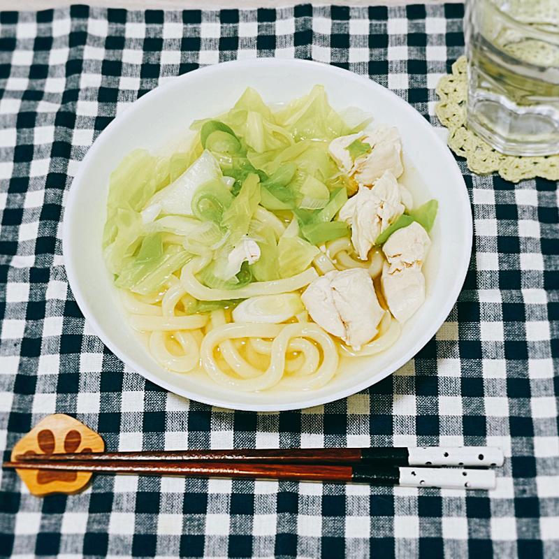 鶏塩うどん。 シンプルささみスープと 献立。 : よめ膳 ＠YOMEカフェ Powered by ライブドアブログ