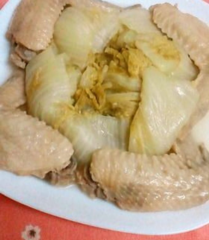 白菜と手羽元のとろとろ煮透析食.com 管理栄養士が全レシピ考案!透析患者さん向け食事療法総合サイト