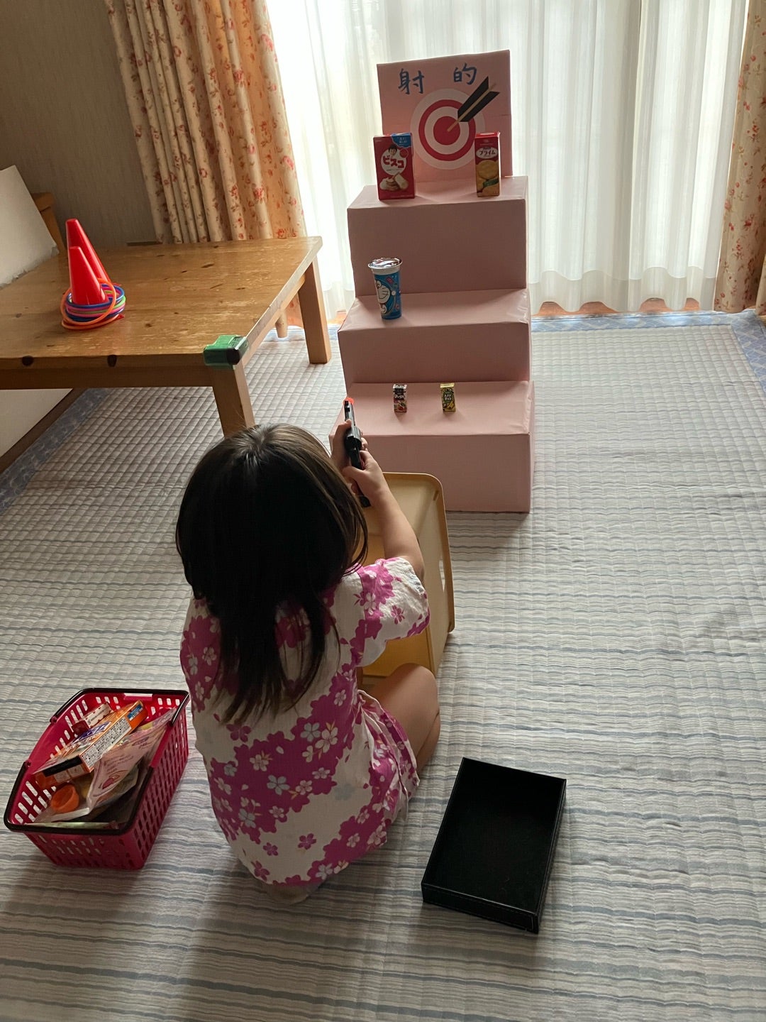 簡単に出来る 射的の「的 まと 」の作り方: 手づくり 回転寿司 おもちゃ ＤＩＹ寿司かもめ・ぽっぽ