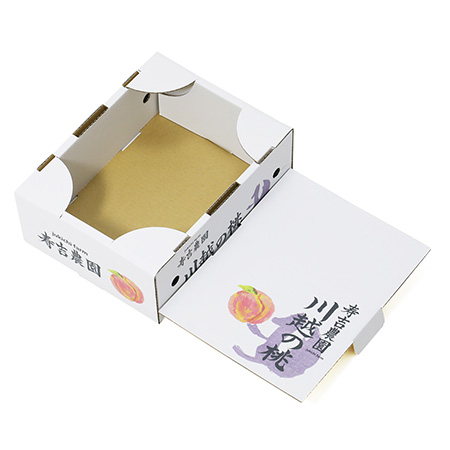 桃ダンボール デザイン