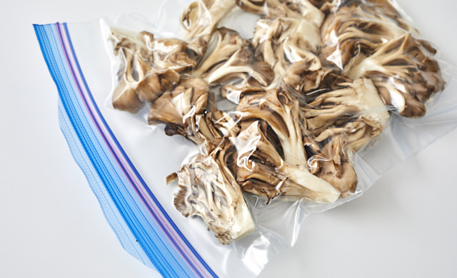 まいたけの保存方法 冷蔵保存・冷凍保存