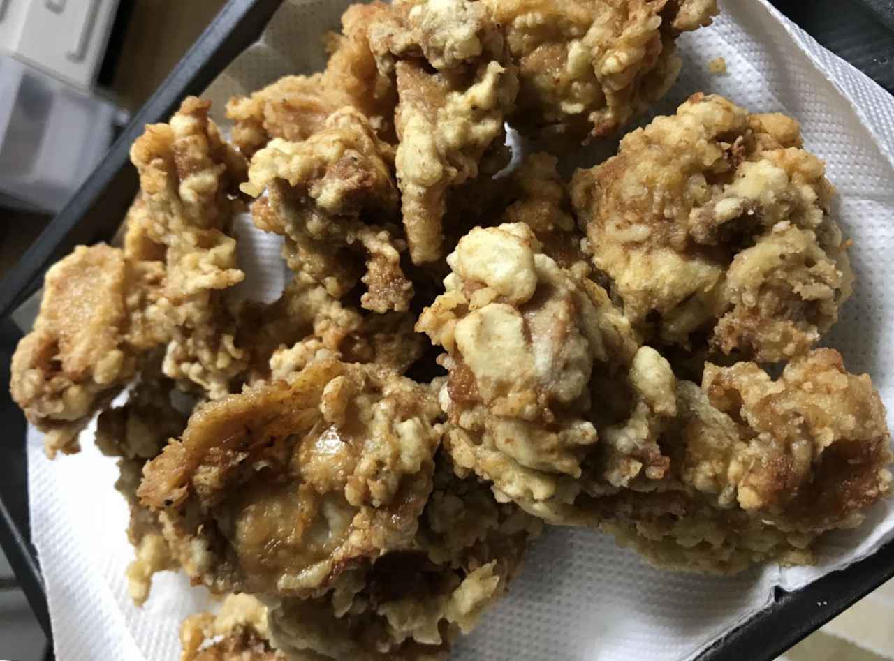 子連れのキャンプ飯 唐揚げパパ キャンプはじめました