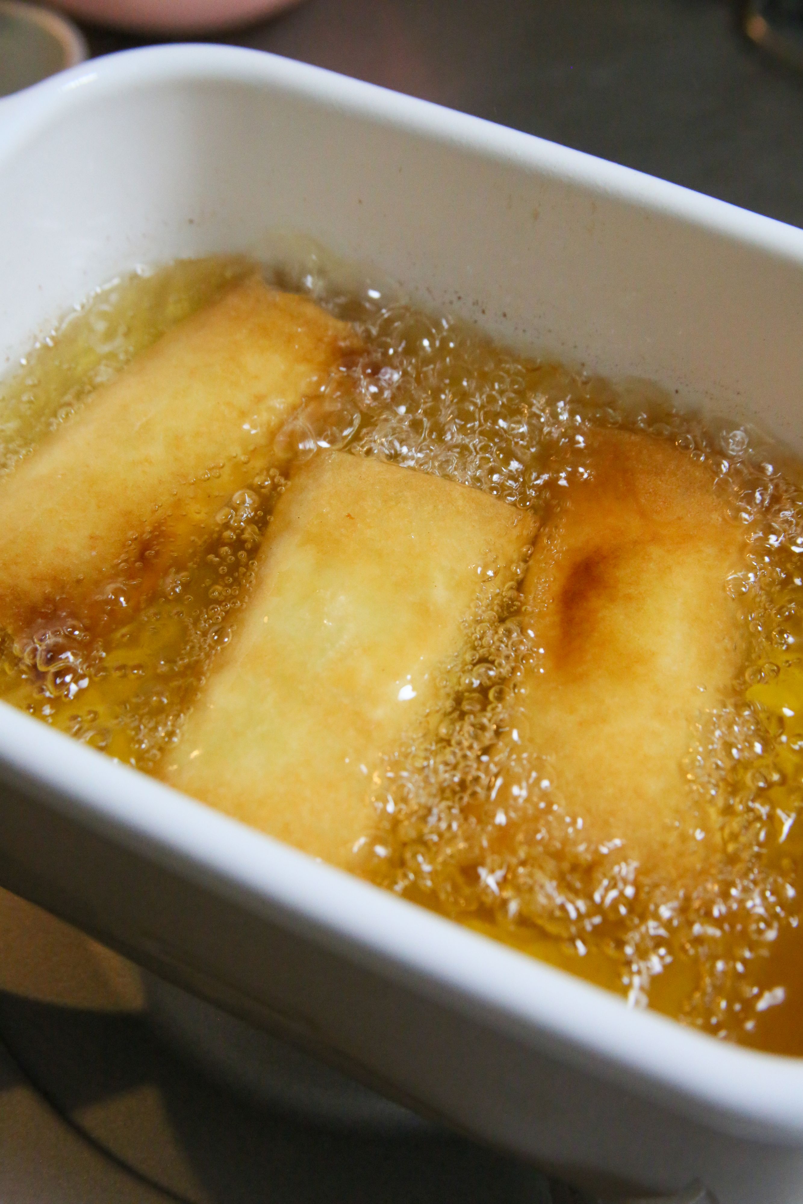 サクサクもっちり! 豚こまとチーズの生春巻き揚げ