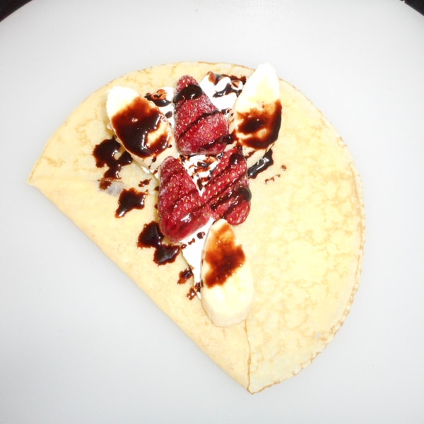 ヘルシー！豆富☆チョコバナナクレープ