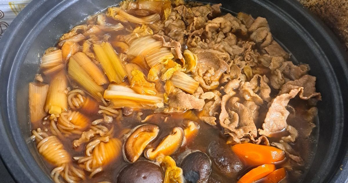 関東風すき焼き