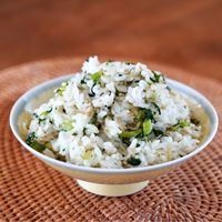 小松菜のごま油炒め